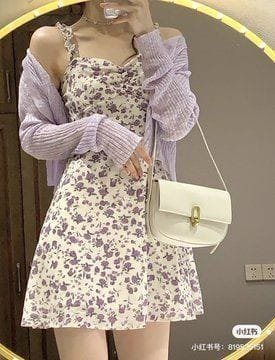 VESTIDO FLORES TIRANTES