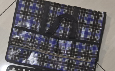 BOLSA DISEÑO NEGRA PEQUEÑA