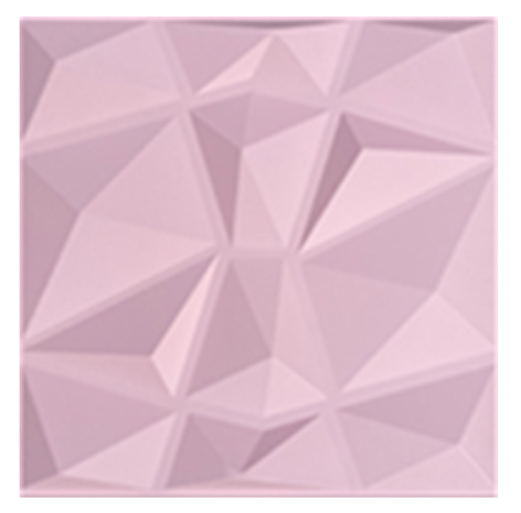 DECORACION PARED ROSA 50*50