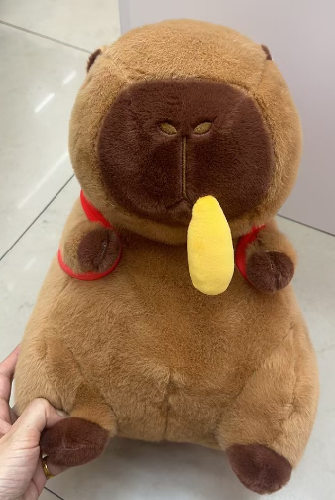 PELUCHE KAPIBARA CON PAPAS