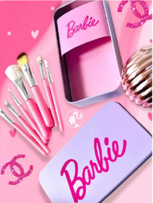 JUEGO BROCHAS DE BARBIE