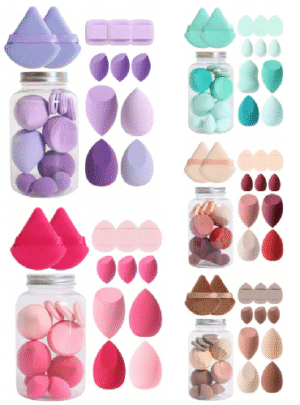 JUEGO DE ESPONJAS DE MAQUILLAJE