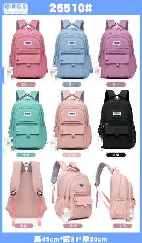 MOCHILA COLORES PASTEL