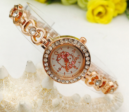 RELOJ CIRCULAR MOÑOS KITTY