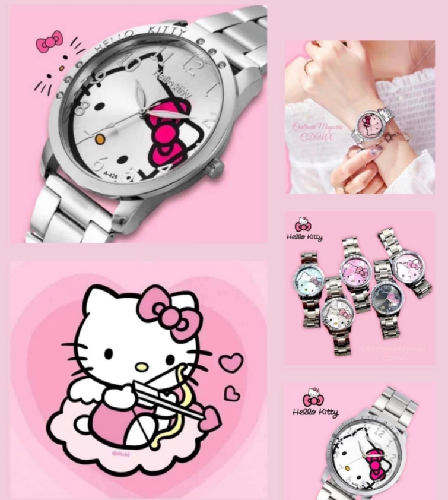 RELOJ KITTY METALICO