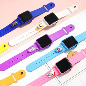 RELOJ CUADRADO NIÑOS FIGURAS