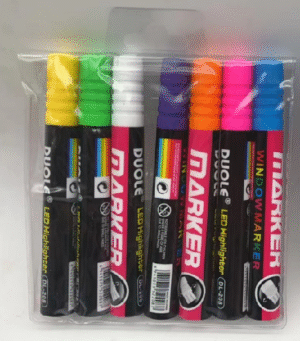 PLUMONES  NEON 7PZAS