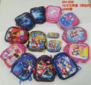 MOCHILA PERSONAJES