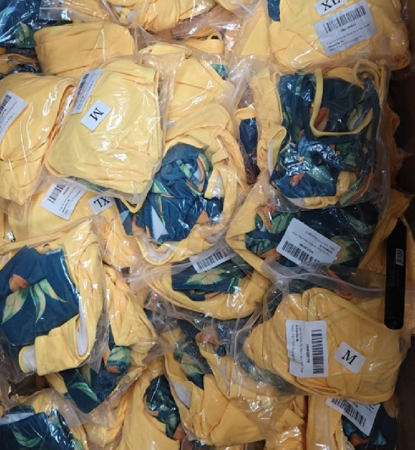 TRAJE DE BAÑO AMARILLO