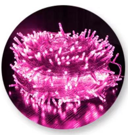 LUCES 9M ROSA