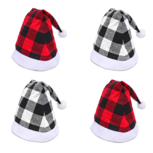 GORRO NAVIDAD CUADROS
