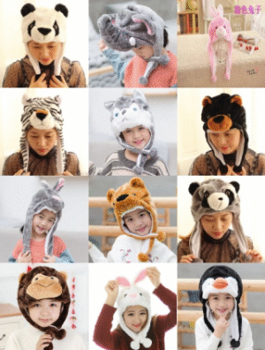 GORRO ANIMALES
