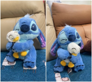 PELUCHE STICH CON PATO 45CM