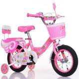 BICI ROSA CON CANASTA
