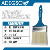 Mango de plástico del pincel de 1.5"