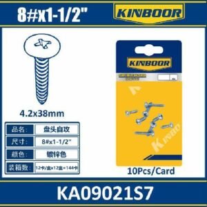 TORNILLO TIRAFONDOCHAPA 8#X1-1/2"