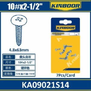 TORNILLO TIRAFONDOCHAPA 10#X2-1/2"