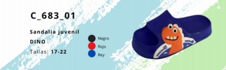 SANDALIA DINOSAURIO